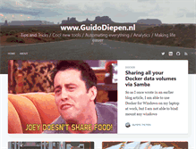 Tablet Screenshot of guidodiepen.nl